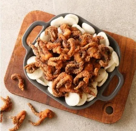 튀김용 통살오징어다리(한입컷) 1kg_오다리튀김 가라아게 주점 이자카야