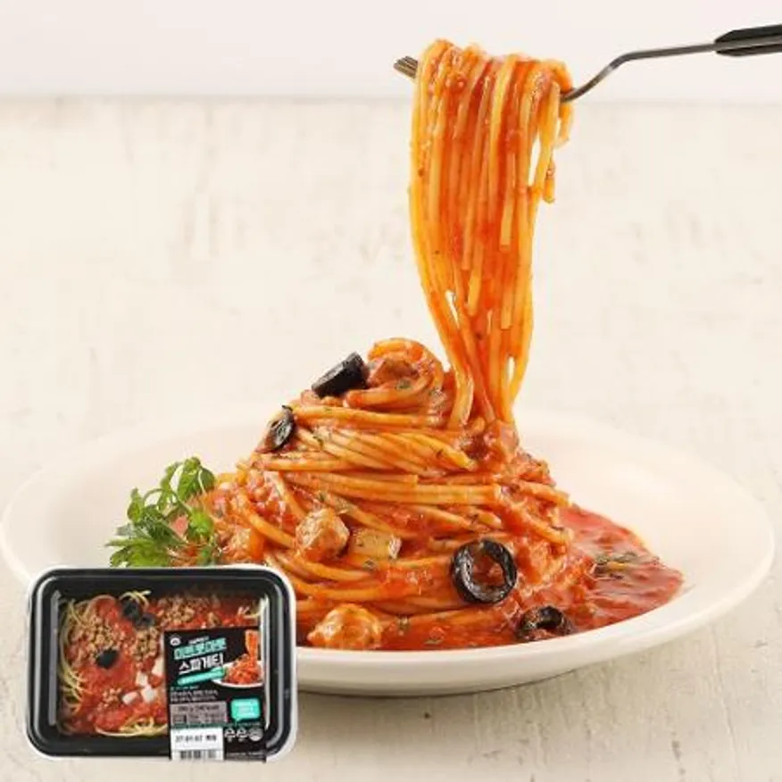 미트토마토 스파게티 290g_스파게티 밀키트 간식 pc방 야식 이미지