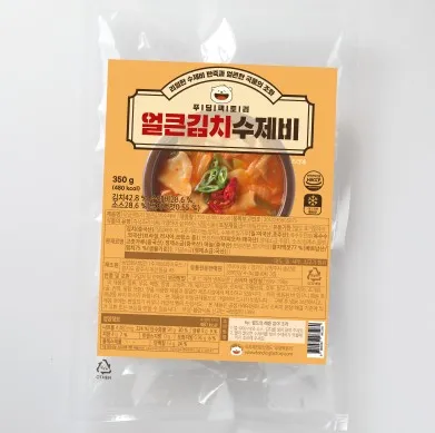 얼큰김치수제비 350g 술안주 간편식 밀키트 호프 주점