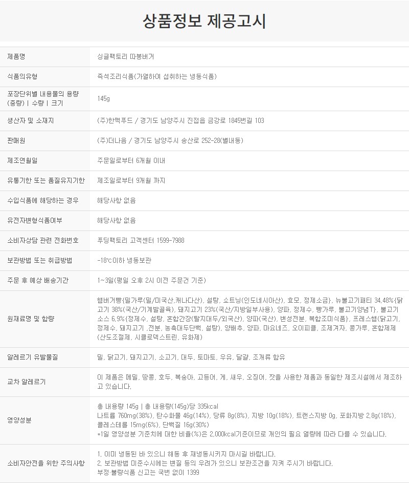 상품정보제공고시