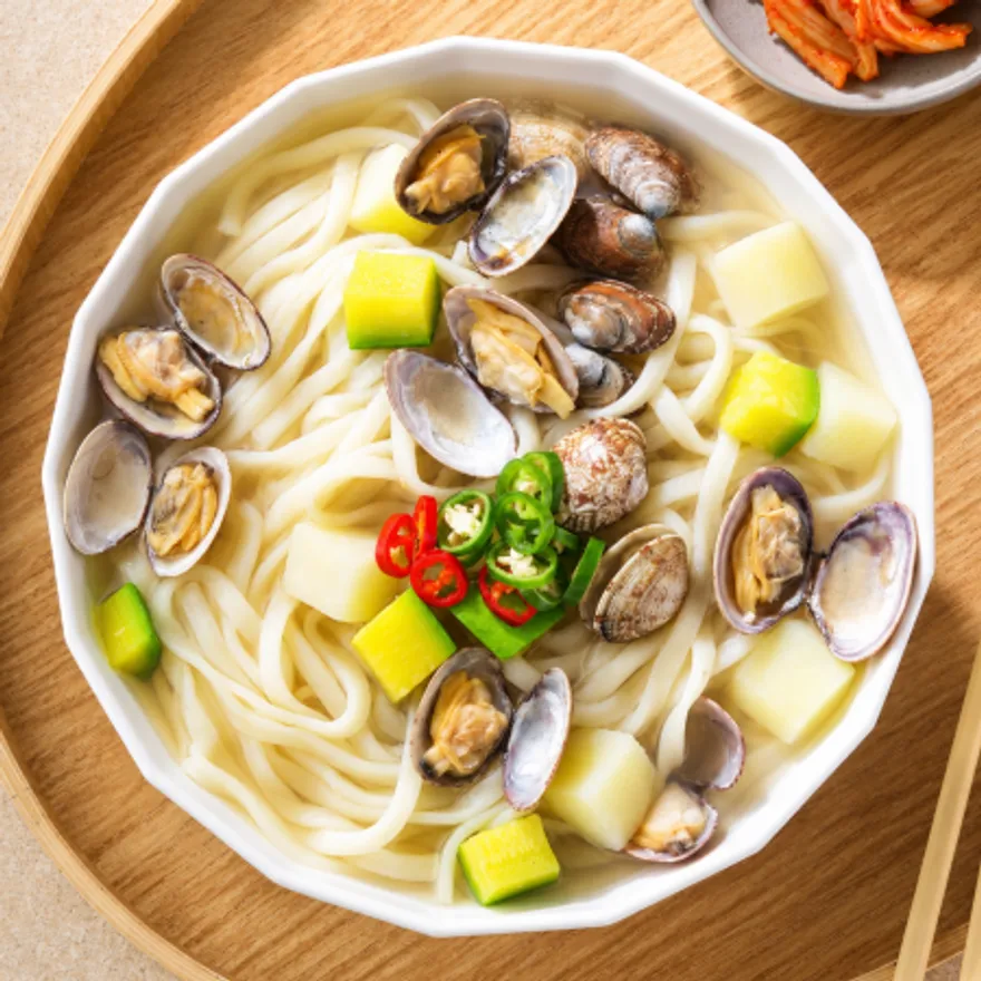 푸딩픽 바지락칼국수 460g 이미지
