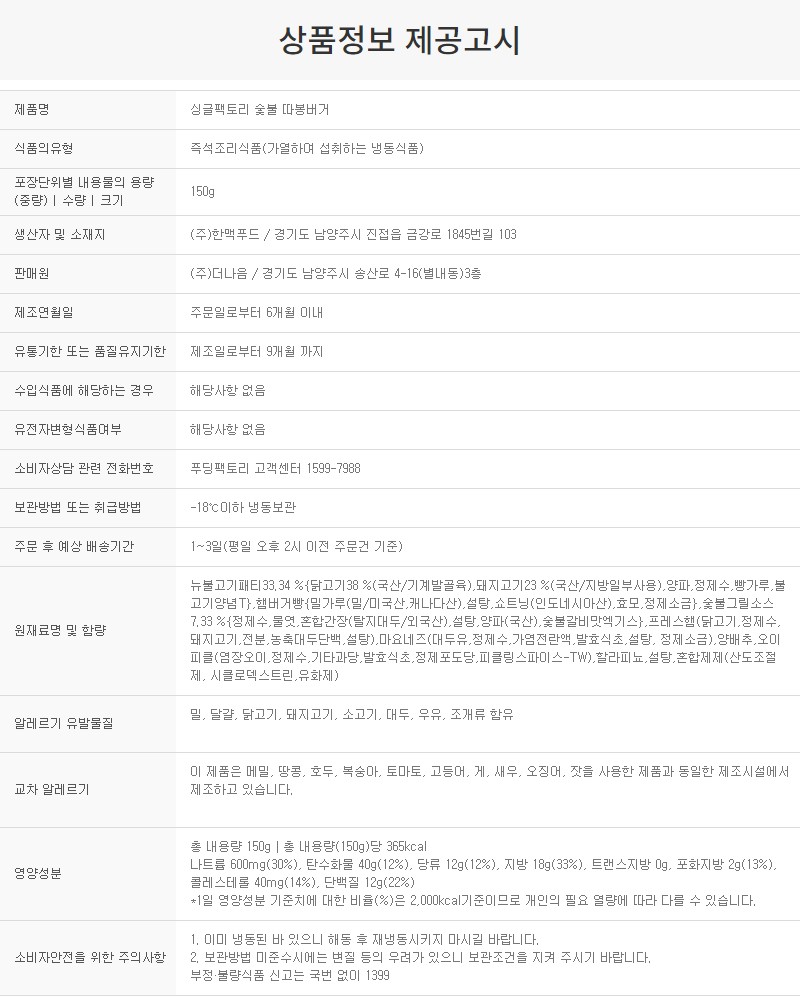 상품정보제공고시