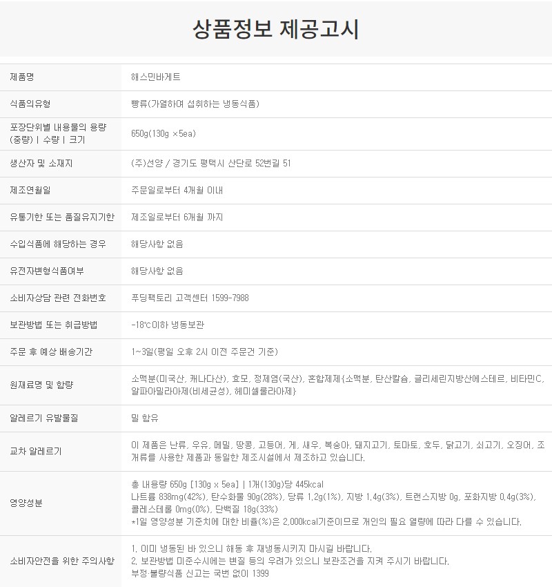 상품정보제공고시