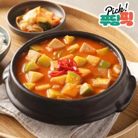 푸딩픽 원팩 된장찌개 220g 집밥 주점 안주 고깃집