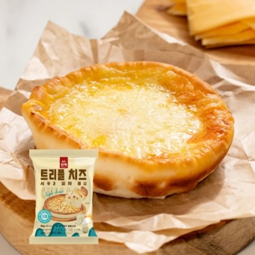 트리플 치즈 시카고 피자 미니 70g 간식 술안주 전자레인지 디저트 이미지