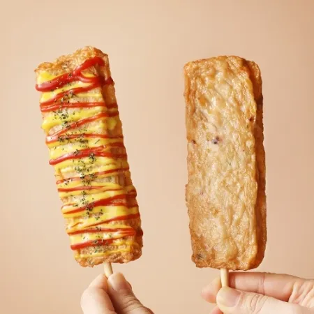 오징어 야채 미도바 점보 500g 어묵 간식 핫바 오뎅 이미지
