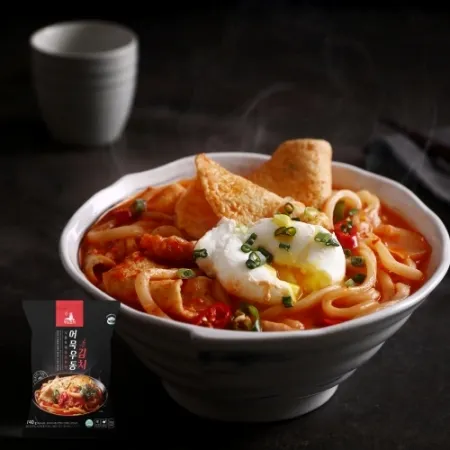 김치어묵우동 770g_패키지,제조사,스펙변경 우동 밀키트 간편식 캠핑 술안주