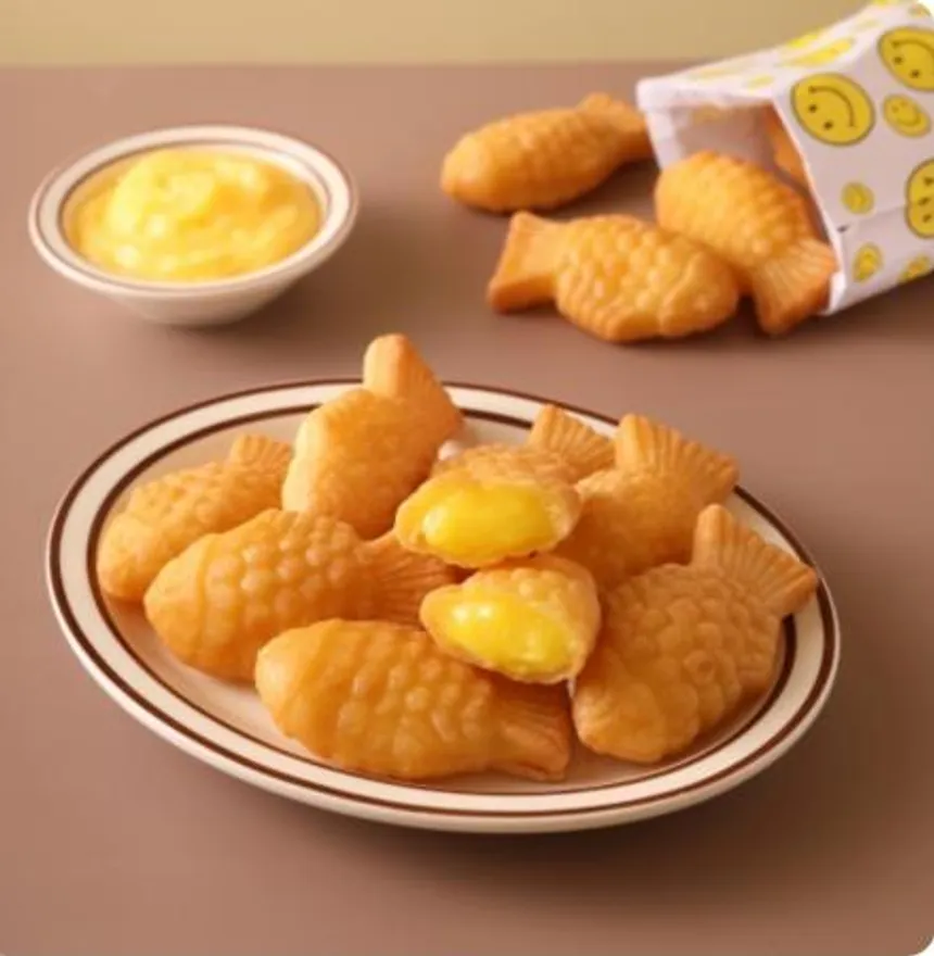 우리밀 슈크림 붕어빵 1kg(50gx20ea) 이미지