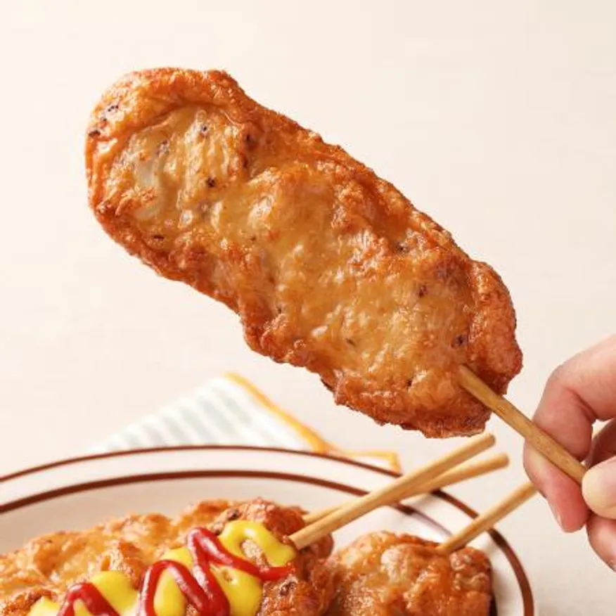 빅 오징어&문어핫바 1.3kg 가토코 휴게소 간식 문어바 어묵 안주 튀김 푸딩팩토리 이미지