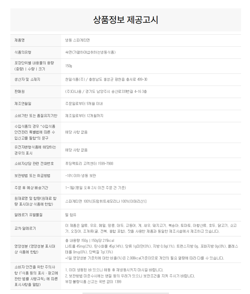 상품정보제공고시