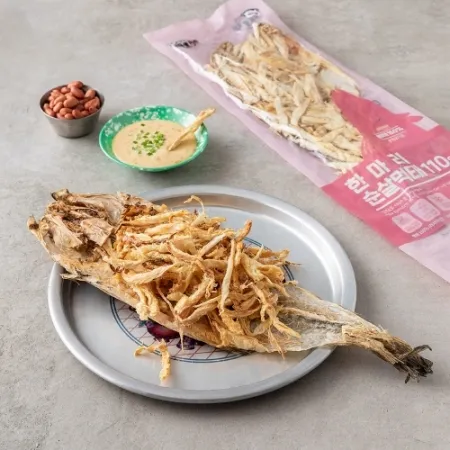 한마리 순살 먹태 110g 마른안주 야식 술안주 호프 캠핑 이미지
