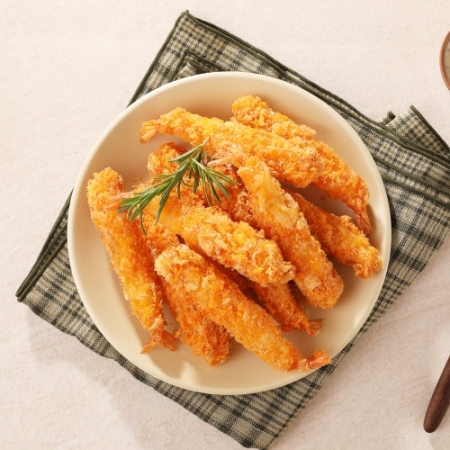 통새우튀김 300g(30g*10ea) 빵가루 술안주 업소용 새우튀김 호프 주점