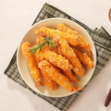 통새우튀김 300g(30g*10ea) 빵가루 술안주 업소용 새우튀김 호프 주점