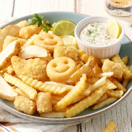 7가지 모듬감자 500g 감자튀김 야식 술안주 호프