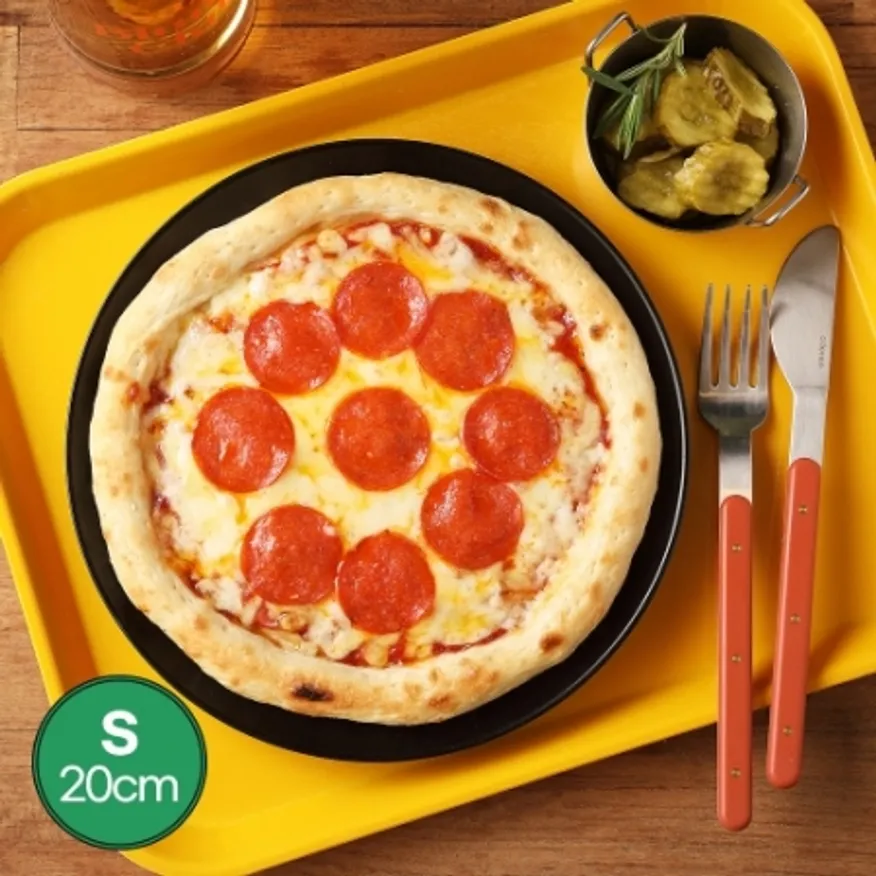 나폴리식 화덕 페퍼로니 피자(S) 8인치 238g 술안주 호프 밀키트 간편식 간식 이미지