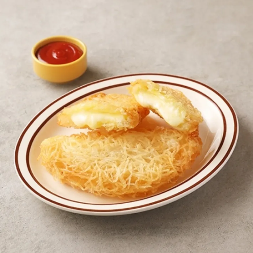 반달치즈 감자채전 7인치 850g(170g x 5ea) 술안주 호프 주점 포차 배달 이미지