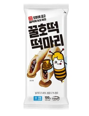 서울마님 꿀호떡 떡마리 100g 밀키트 간식 pc방 야식