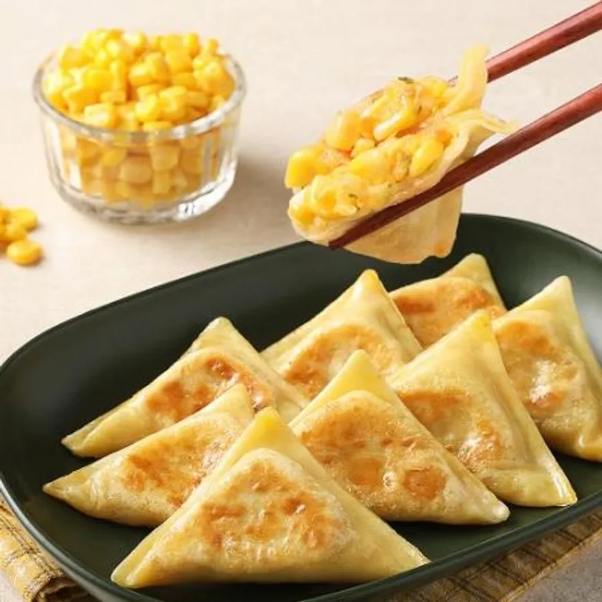 체다콘치즈만두 1kg 군만두 튀김 푸딩팩토리 이미지