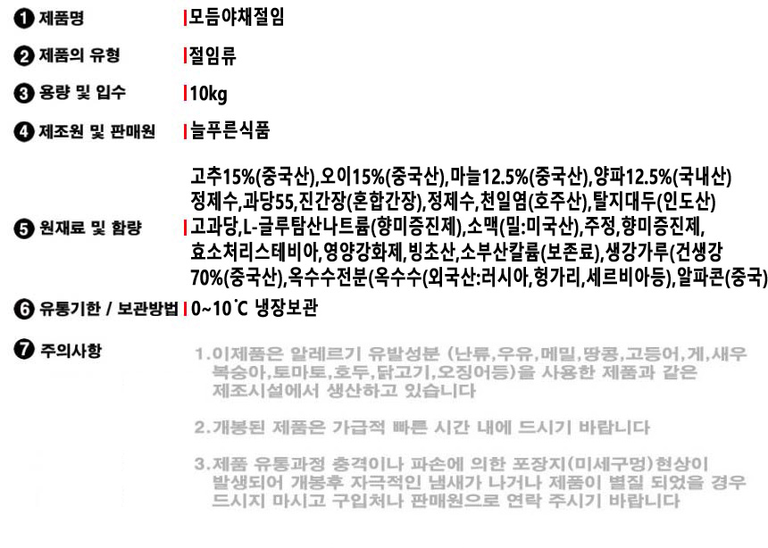 상품정보제공고시