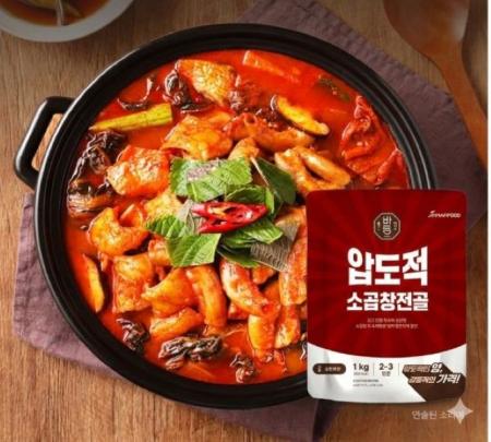 진한식품 바른 압도적 소곱창전골1kg 1개