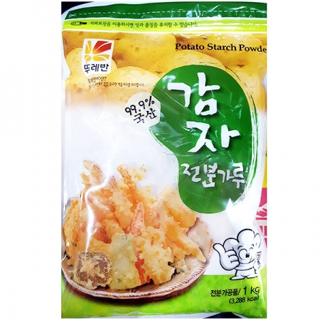 뚜레반 국산감자전분가루1kg 이미지