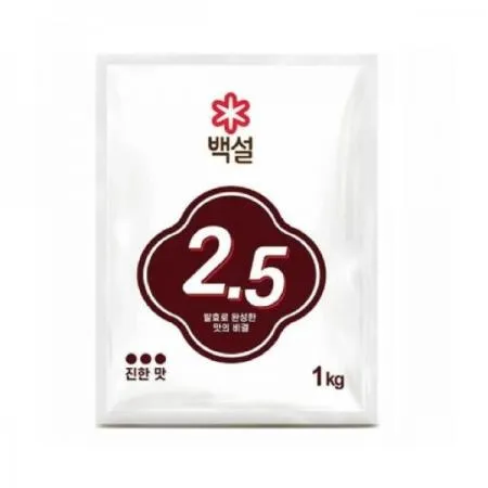백설 2.5 발효조미료1k 1개  