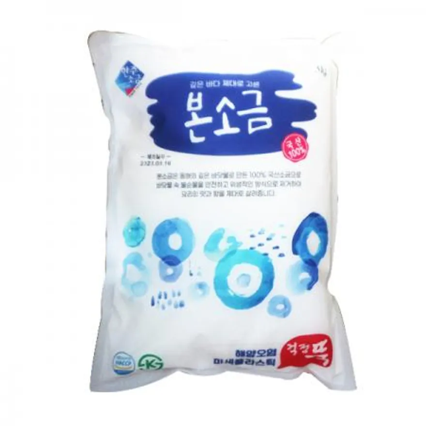 한주소금 본소금 3kg 1개 이미지