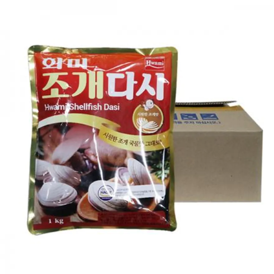 화미 조개다시1kg 10개 1박스 이미지