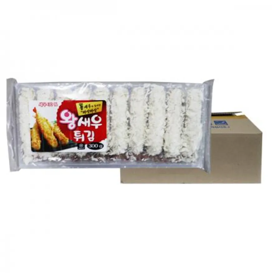 천일 왕새우튀김300g (30g x 10미) 10개 1박스 이미지