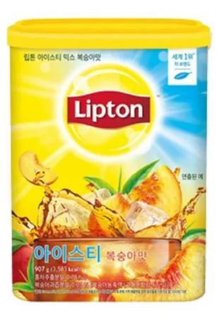 립톤 아이스티믹스 복숭아맛907g 1개