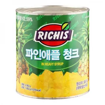 동서 리치스 파인애플 청크3.062kg 1개