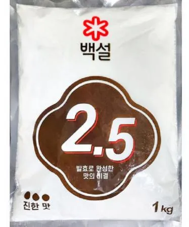 백설 발효조미료2.5% 1k 1개   이미지