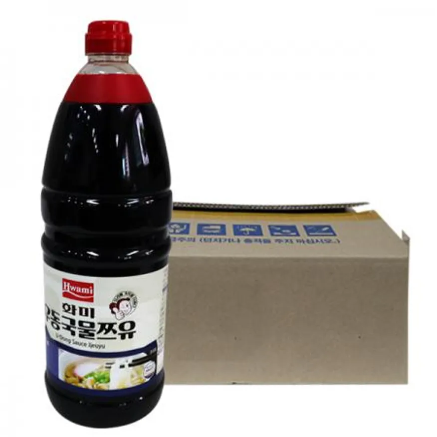 화미 우동국물쯔유2kg 8개 1박스 이미지