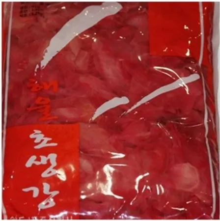 해울찬 홍초생강1.3kg 10개 1박스