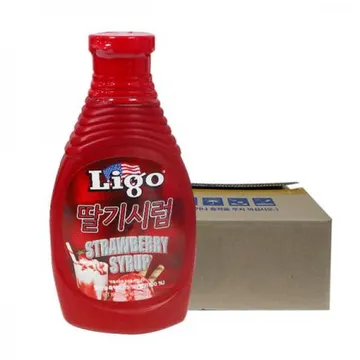 리고 딸기시럽585g 12개 1박스