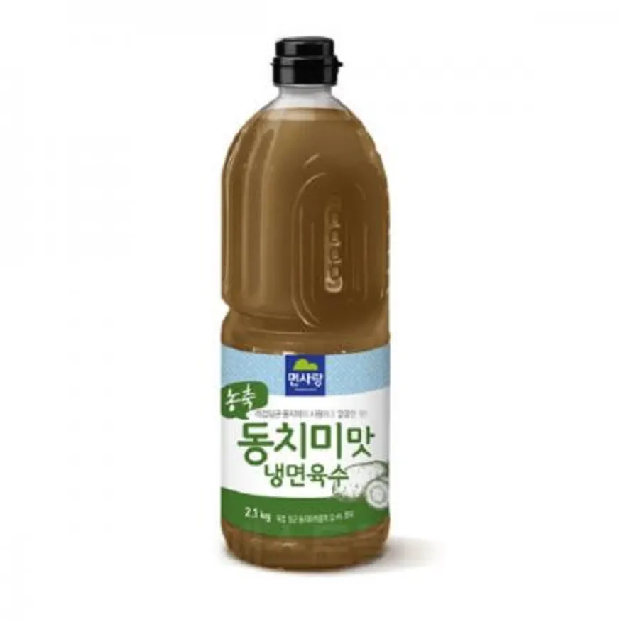 면사랑 농축 동치미맛 냉면육수2.1kg 6개 1박스 이미지