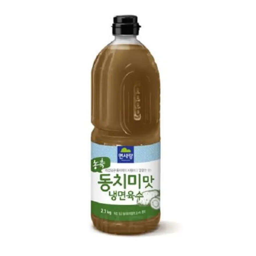 면사랑 농축 동치미맛 냉면육수2.1kg 6개 1박스 이미지