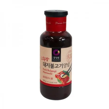 청정원 고추장돼지불고기양념500g 1개