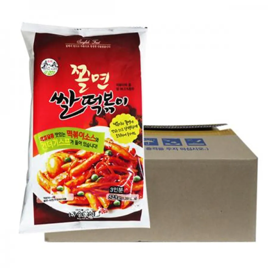 송학 쫄면쌀떡볶이523g 8개 1박스 이미지