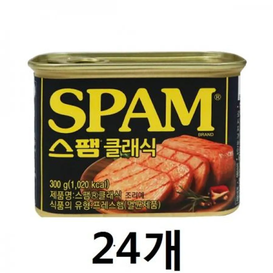 CJ 스팸 클래식 300g 24개  1박스 이미지