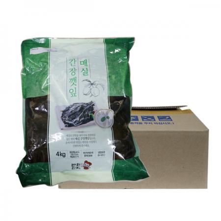 반찬단지 매실간장깻잎4kg 4개 1박스  일반박스 이미지