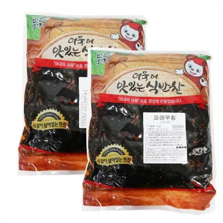 반찬단지 파래무침 4kg 4개 1박스