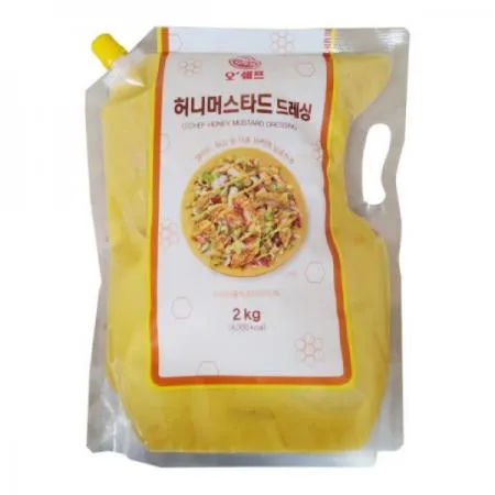 오뚜기 오쉐프 허니머스타드드레싱2kg 6개 1박스