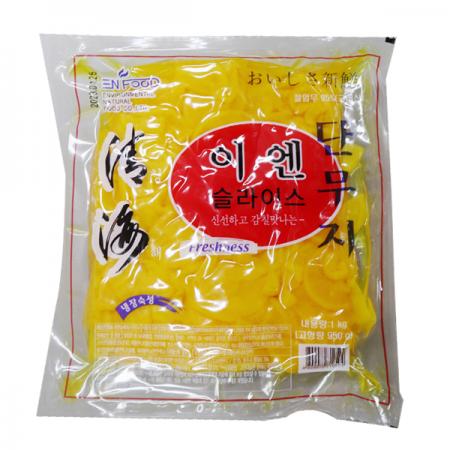 이엔 단무지 슬라이스1kg 1개 이미지
