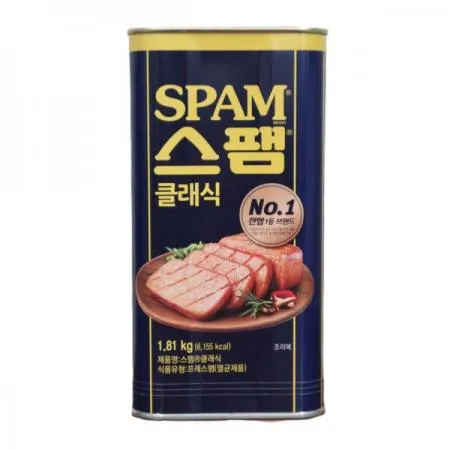 백설 스팸 클래식1.81kg 6개 1박스  