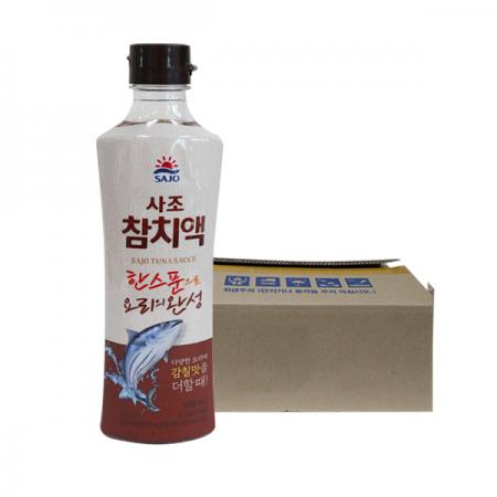 사조 참치액 500ml 12개 박스 이미지