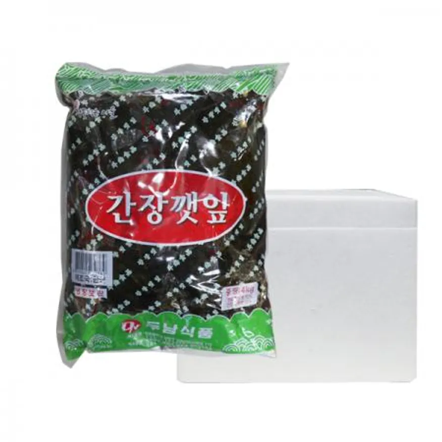 두남 간장깻잎 4kg 4개 1박스 이미지