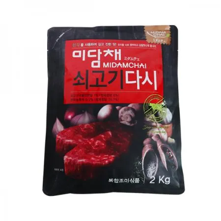 미담채 쇠고기다시2kg1개