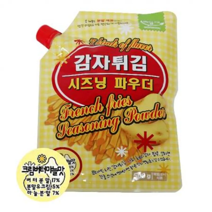 미담채 감자튀김 시즈닝파우더 크림버터마늘맛500g 1개 이미지