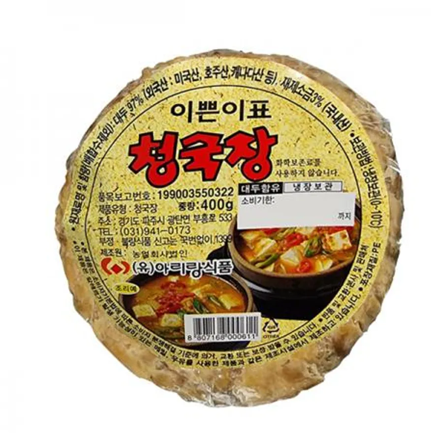 아리랑식품 이쁜이표 청국장400g 12개 1박스 이미지